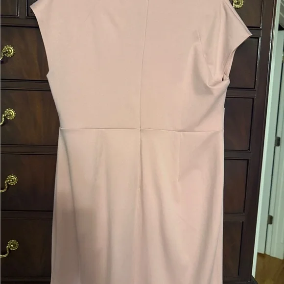 NWT Pink Grace Karin Blush High Low Dress with high low detail. Size XXL - Picture 2 of 6